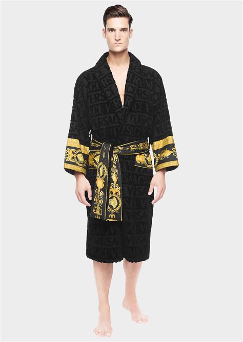 versace bathrobe mens cheap|versace kimono robe.